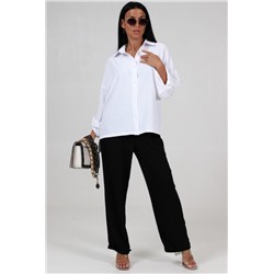 Женский брючный костюм 31835 (Черный)