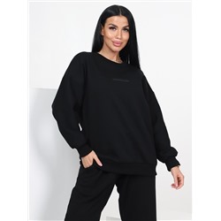 Грина - худи утепленная черный