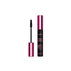 Тушь для ресниц PINK STAR силиконовая кисть, эффект удлинения, 10 мл