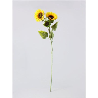 Цветы искусственные «Куст подсолнухов», h=87 см, d=16 см