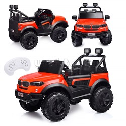 Электромобиль "Профи" на аккумуляторе, с р/у управлением, в коробке (красный)