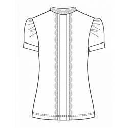 GFTS7139 (Футболка для девочки, Pelican )