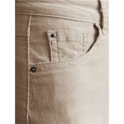 Брюки из эластичного микро-вельвета