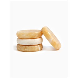 Камни для СПА 6×8 желтоватый мрамор, 4 шт.