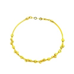 Браслет из серебра без вставки, ТДБ-7875лп