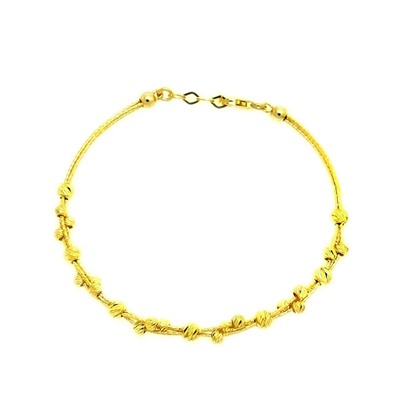 Браслет из серебра без вставки, ТДБ-7875лп