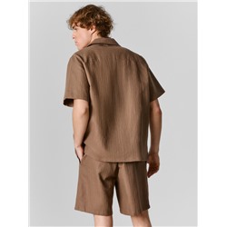 КОМПЛЕКТ МУЖСКОЙ (РУБАШКА, ШОРТЫ) 191038