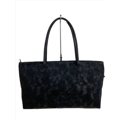 Женская сумка из искусственной кожи, цвет черный