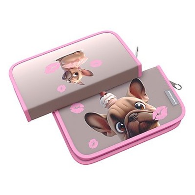 Пенал 2-х ств. 205х110х25 мм "Frenchie" 64970 ErichKrause