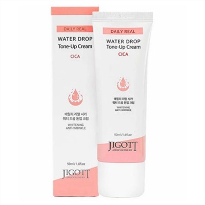 Jigott Крем для лица увлажняющий с центеллой азиатской / Daily Real Cica Water Drop Tone Up Cream, 50 мл 20935