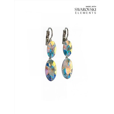 Серьги с кристаллами Swarovski