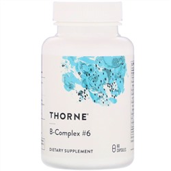 Thorne Research, B-Complex #6, 60 капсул