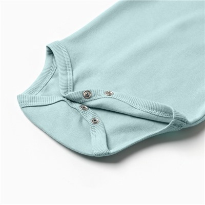 Костюм детский (боди, шорты) MINAKU, рост 62-68 см, ментол