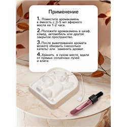 Аромакулон, камея (аромакамень) «Ангел на окошке», подвеска для эфирных масел, в шкаф, 10×8 см, гипс