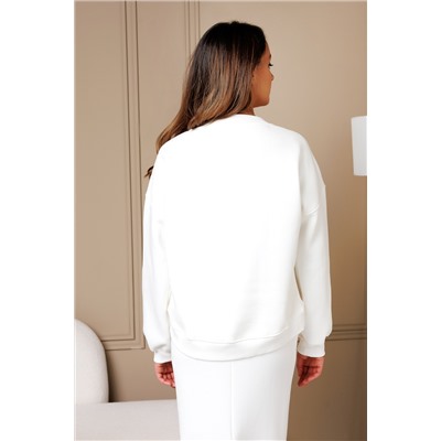 Свитшот худи оверсайз кофта с начесом 387MLK