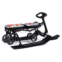 Игрушка Снегокат детский 507 "TWINS BABY Wheel" для двоих (Лисёнок)