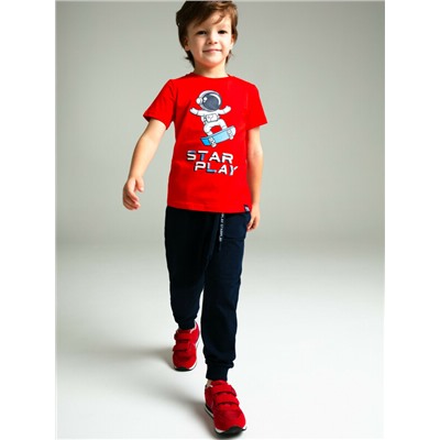 Комплект трикотажный для мальчиков: фуфайка (футболка), брюки