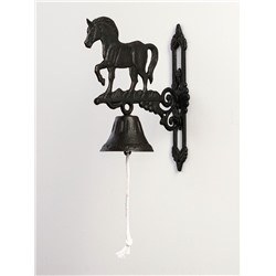 Колокол настенный декоративный «Конь», чугун, 23×11×32 см