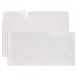 Конверт 110х220 мм евростандарт отрывная лента/чистый Е65 70574 LITE