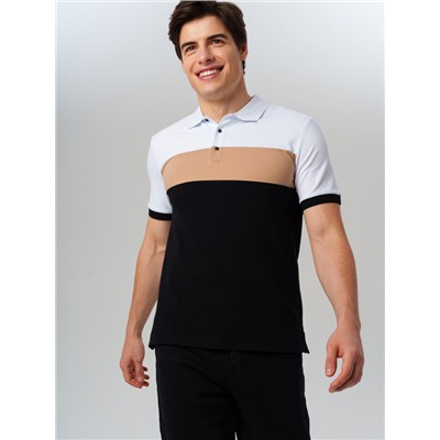 Джемпер трикотажный с воротником поло для мужчин