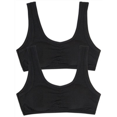 4409-02 Топ с поролоном черный (BAYKAR)