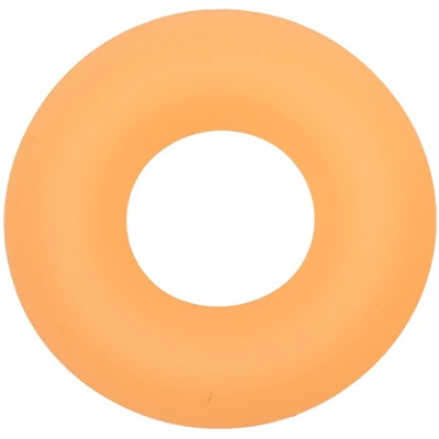 Оранжевое люминесцентное эрекционное кольцо Glow-In-The-Dark Liquid Silicone Prolong Medium Ring