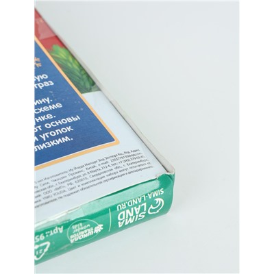 УЦЕНКА Алмазная мозаика для детей "С Новым Годом"+ емкость, стержень с клеевой подушечкой 1095954