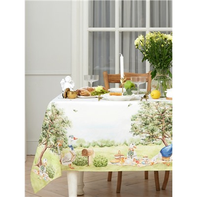 Скатерть Этель Family picnic, 150×110 см ±3 см с ВГМО, 100% хлопок, саржа 190 г/м²