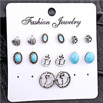 Акц -12% Серьги-пуссеты на гвоздиках арт. 11 7092 (id 249014)