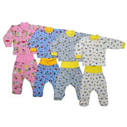 Комплект (кофточка и ползунки короткие Евро) (К6001)