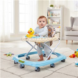 Ходунки "Хитрая уточка" (цвет голубой)