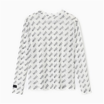 Лонгслив женский MIST, белый, размер M-L