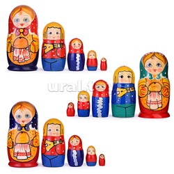 Матрешка Семья 5 в 1 (матушка)