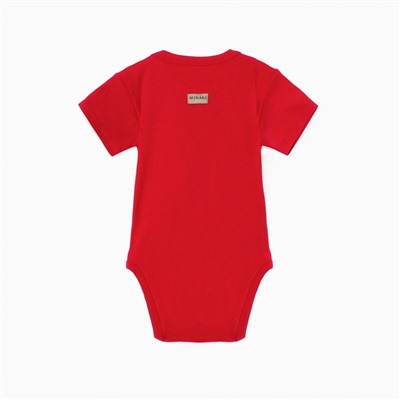 Боди детское MINAKU Winter, рост 68-74 см, красное