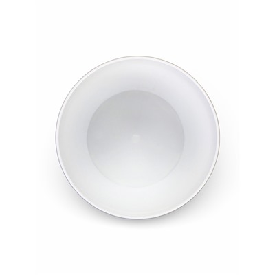 Кашпо для цветов «Анфа», 1.8 л, d=15 см, h=13.5 см, пластиковое, с автополивом, со вставкой, белое