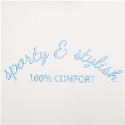 Худи женское MINAKU: SPORTY & STYLISH, цвет экрю, размер 50-52