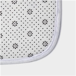 Коврики для ванной и туалета Доляна «Зебра», 2 шт., 40×45 см, 50×80 см