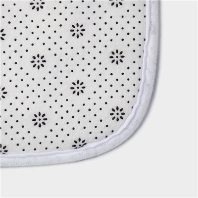 Коврики для ванной и туалета Доляна «Зебра», 2 шт., 40×45 см, 50×80 см