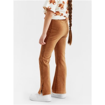 Брюки детские вельветовые KAFTAN, размер 38 (146-152 см), коричневые