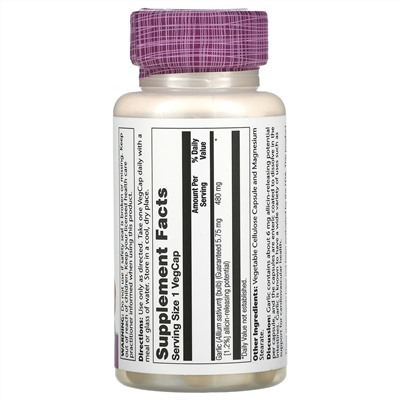 Solaray, Enteric-Coated Garlic, 480 mg, 60 VegCaps