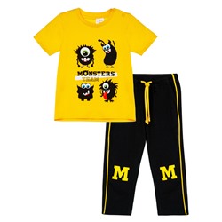 Комплект детский трикотажный для мальчиков: фуфайка (футболка), брюки