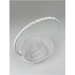 Корзина плетёная Diamond, ива, белый