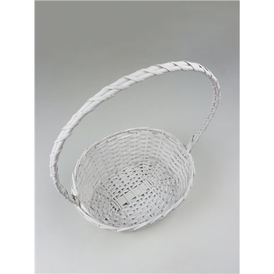 Корзина плетёная Diamond, ива, белый