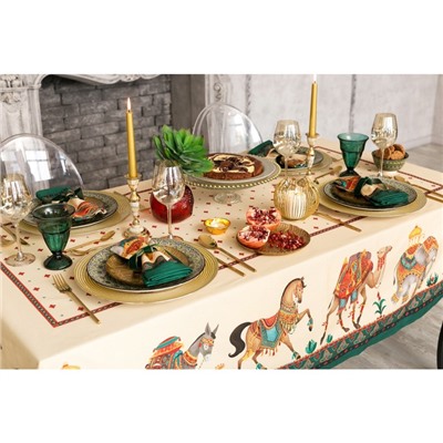 Скатерть «Этель. Нью-Дели», 110×145±3 см,100 % хлопок, саржа 190 г/м²