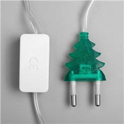 Гирлянда елочная "Цветочки" разноцветная 5м