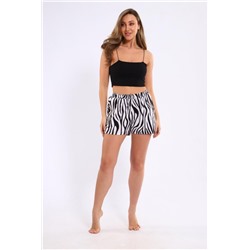 Шорты женские 32082 (Черно-белый)