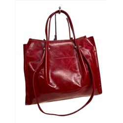 Женская сумка из натуральной кожи, цвет красный