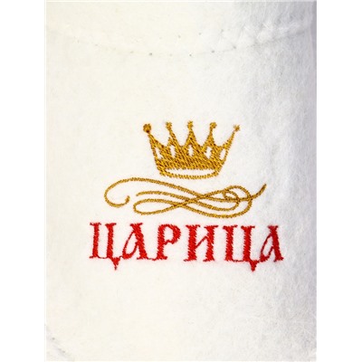 Тапочки для бани и сауны «Царица», войлок