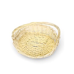 Корзина плетёная для хранения Liana, с ручкой, бежевая, набор 3 шт.