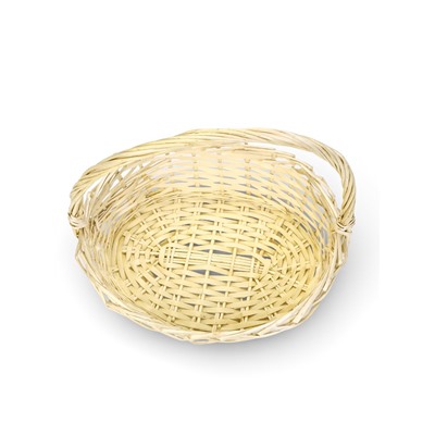 Корзина плетёная для хранения Liana, с ручкой, бежевая, набор 3 шт.